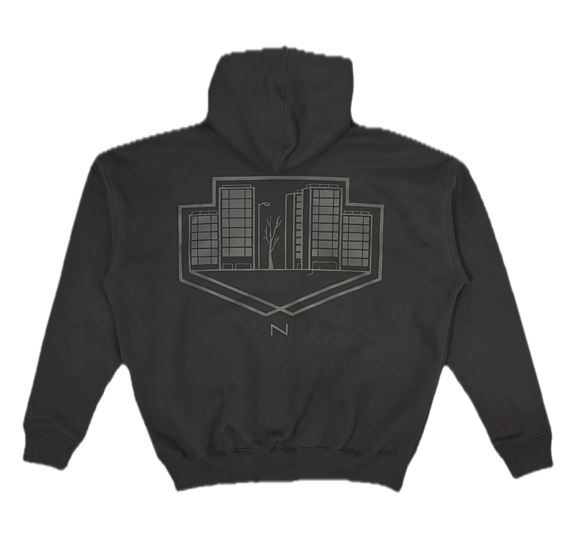 CN STRAIGHT BOTTOM TRACKSUIT {CHARCOAL GREY}