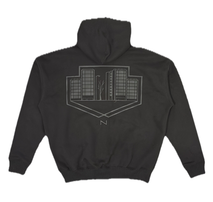 CN STRAIGHT BOTTOM TRACKSUIT {CHARCOAL GREY}