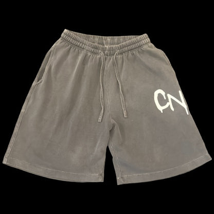CN SHORTS {WASHED GREY}